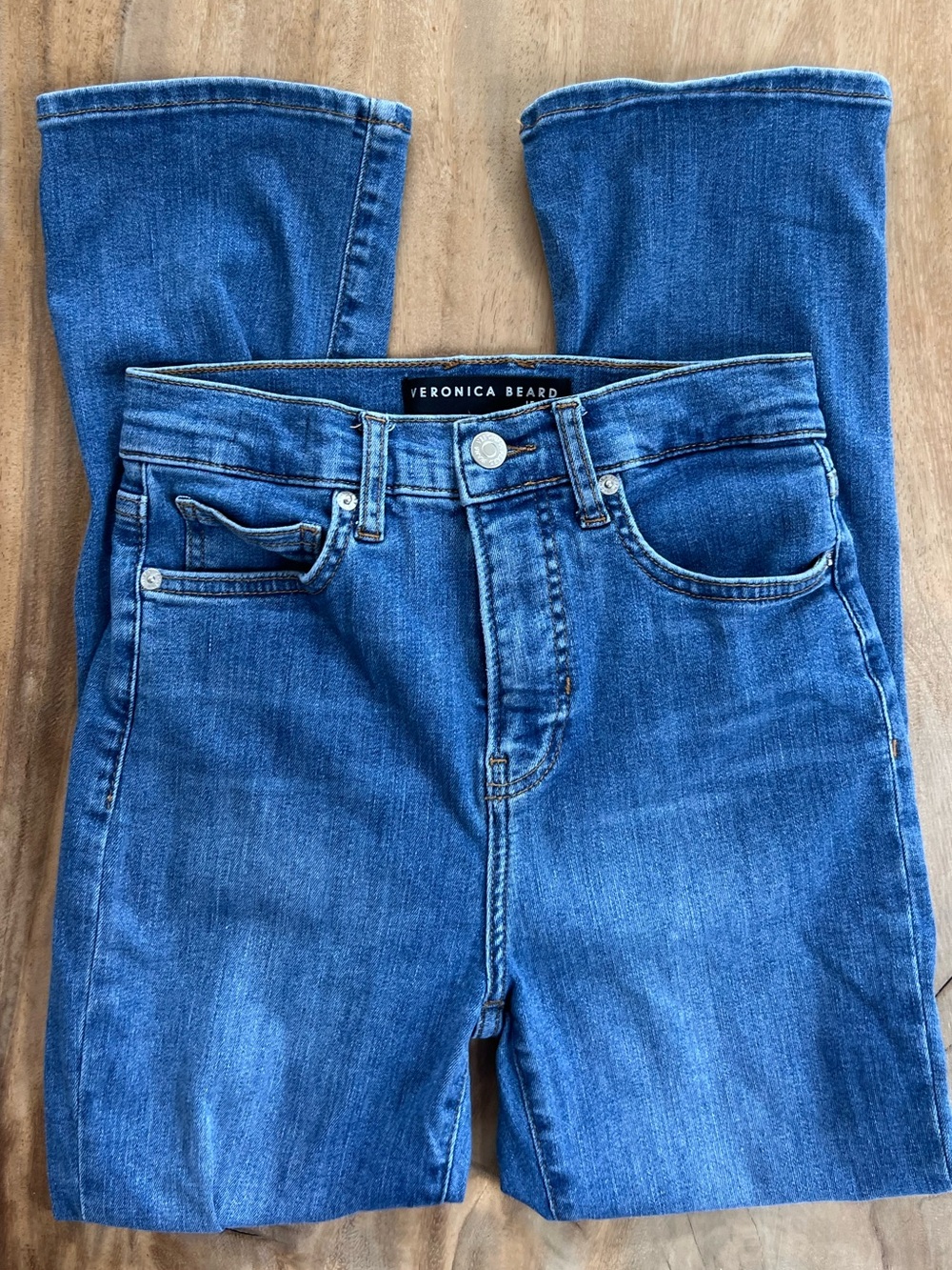Veronica Beard Carly Kick Flare jeans frame